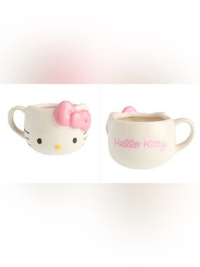Set of 2 New Super Cute ✨Hello Kitty✨ Jumbo Mugs With Pink Bow